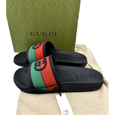 slippers gucci imitazione|gucci rubber slide sandals.